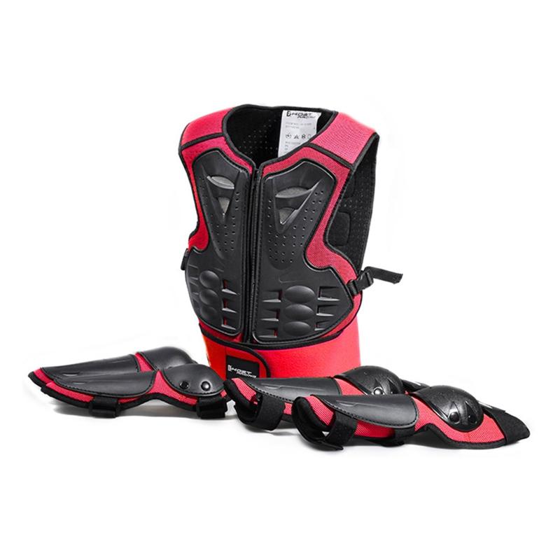 Защитная детская мотоциклетная броня Велосипедная спортивная повязка-защита Жилет для MTB Велосипеда