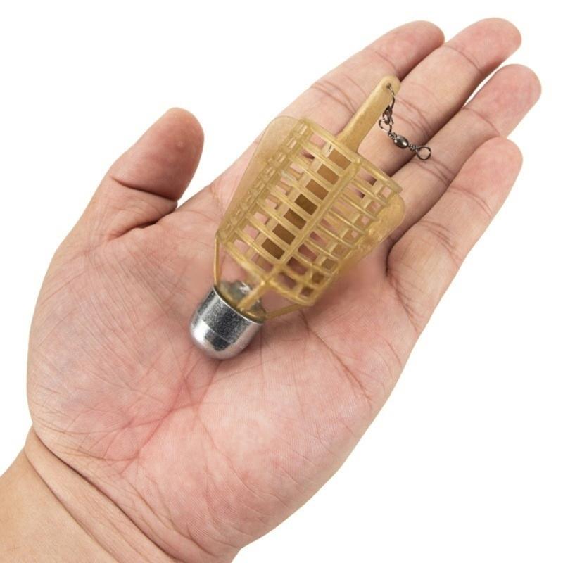 Рыболовные бусины Кормушка-клетка Кормушка Держатель приманок Ловушка Рыболовная клетка-корзина Железная голова Ловушка Клетка для приманок Рыболовные снасти