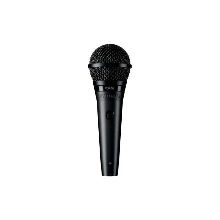 SHURE PGA58-QTR Динамический вокальный микрофон с кабелем 1/4" - Черный