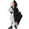 101 Dalmatians Cruella De Vil Costume with Spotted Dog Print