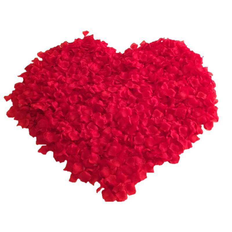 Романтическое украшение лепестками роз для Дня святого Валентина, предложений, дней рождения и вечеринок