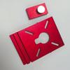 Aluminum Alloy Router Guide Rail Anodized Finish Compact Design