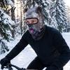 Унисекс Костюмная Маска с Принтом Животных Балаклава для Лица с Ушами Дышащая Быстросохнущая Велосипедная Ветрозащитная Маска для Лыж Полное Покрытие для Хэллоуина