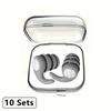 HUAK 1Pair Sleeping Ear Plugs Noise Reduction Tapones Oido Ruido Soft Oordopjes Earplug Waterproof Tapones Para Dormir Earplugs