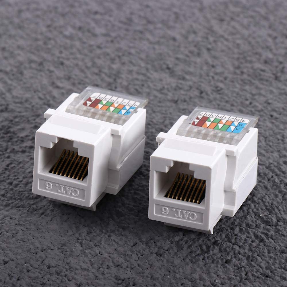 Инструмент для Ethernet Lan кабеля AMP Бесвинцовый сетевой штекер Сетевой адаптер Ethernet-адаптер Разъем RJ45 Сетевая розетка Сетевой модуль CAT6