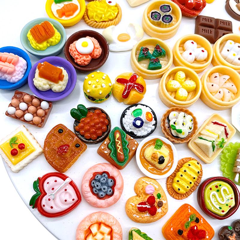 10 шт. Случайная мини-индивидуальная упаковка Сюрприз Слепой пакет Кавайная бутылка Модель еды Детские сувениры для вечеринки по случаю дня рождения Подарки