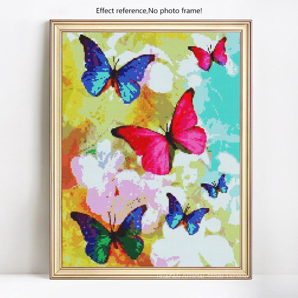 5D DIY Diamond Painting Full Square Animal Butterfly Embroidery Sale Rhinestone Picture