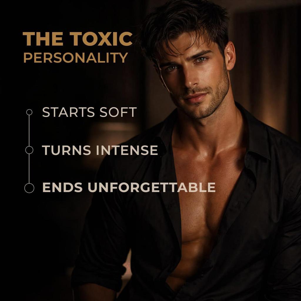 TOKSIC Perfume for Men | Sweet Floral, Oud, Amber, Rose, Saffron| Body Spray for Man |