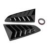 Rear Quarter Window Louvers For Ford Mustang 2015- Scoops Spoiler Car Tunning Panel Side Air Vent Cover Windshield