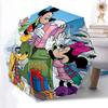 1pc Mickey Mouse & Friends Winter Holiday Gift Set with Automatic Opening Umbrella - Portable Folding Design, 8-Rib Iron Frame Outdoor Umbre