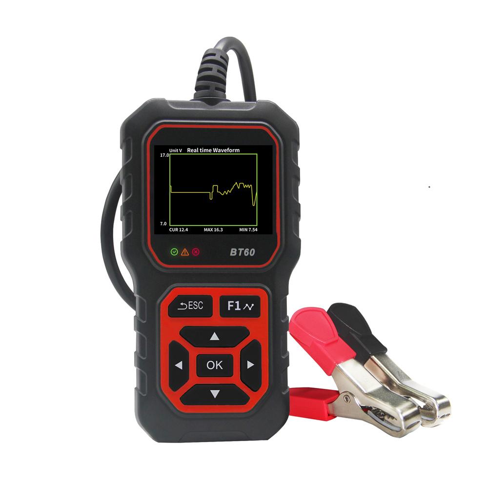 1x Универсальный цифровой анализатор-тестер аккумулятора для автомобиля, мотоцикла и грузовика 5-36 В