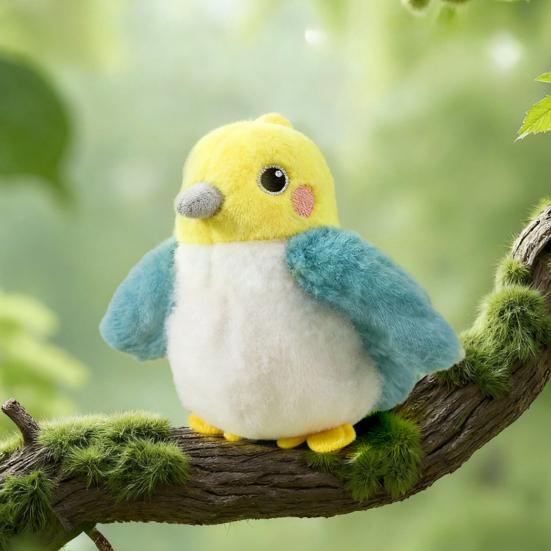 Cat Toy Electric Birds Rechargeable Plush Chirping Birds Flapping Wings Interactive Cat Toy for Indoor Outdoor Play Entertainment Mental Stimulation