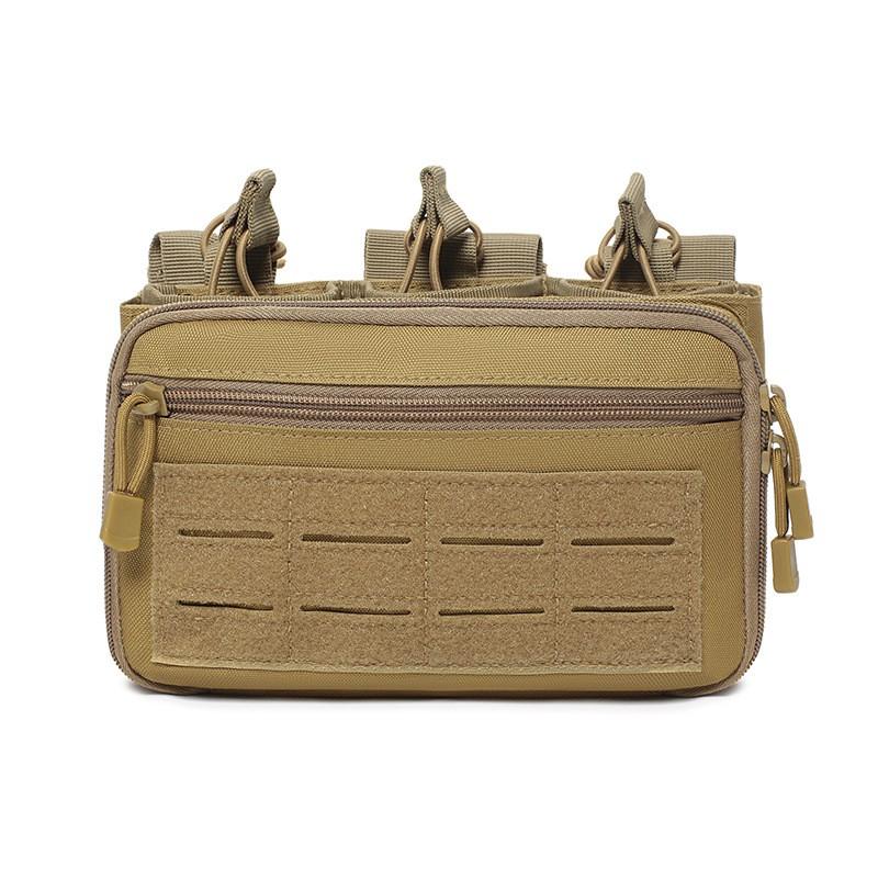 Тактический подсумок Molle для магазинов Airsoft Paintball Outdoor Gear - Многосекционный универсальный подсумок в камуфляжной расцветке