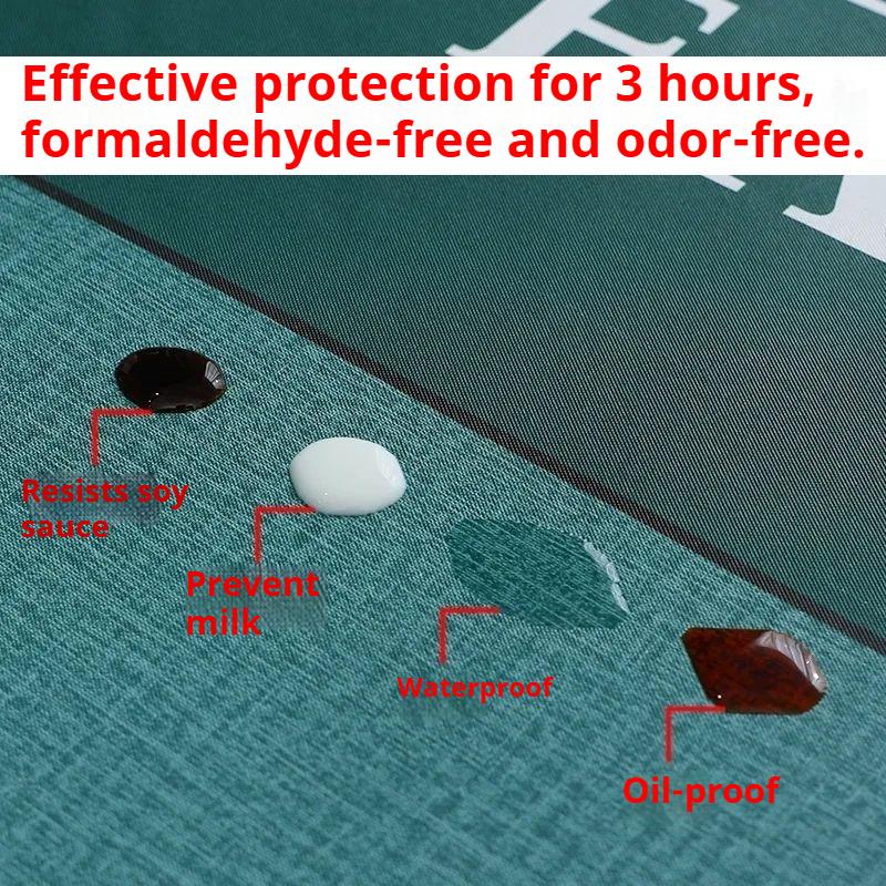 Скатерть ПВХ Люкс с узорчатым центром - Водонепроницаемая, Маслостойкая и Защищающая от ожогов