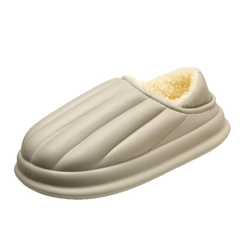 Модные тапочки, легкие, повседневные, на гибкой платформе, для пар, хлопковая обувь плюс бархат, сохраняющая тепло, модная, универсальная, рекомендуемая для активного отдыха