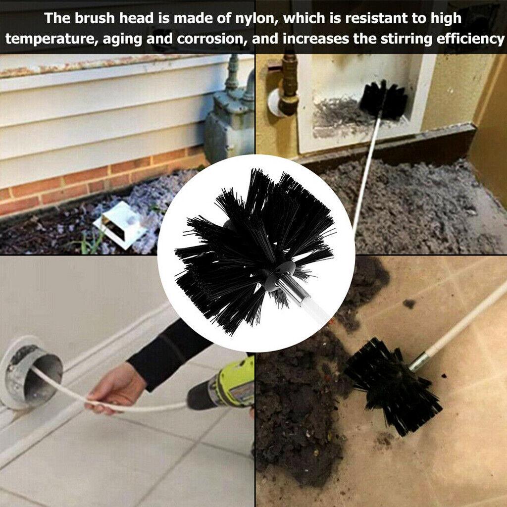 Набор трубочистов из 11 предметов | Щетка и стержень для чистки дымохода | Стержни для чистки сажи