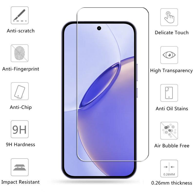 6-в-1 Полное клеевое стекло для Realme 16 Pro Закаленное стекло Защитная пленка для экрана Realme 16 Pro HD Защитная пленка для линзы телефона Realme 16 Pro