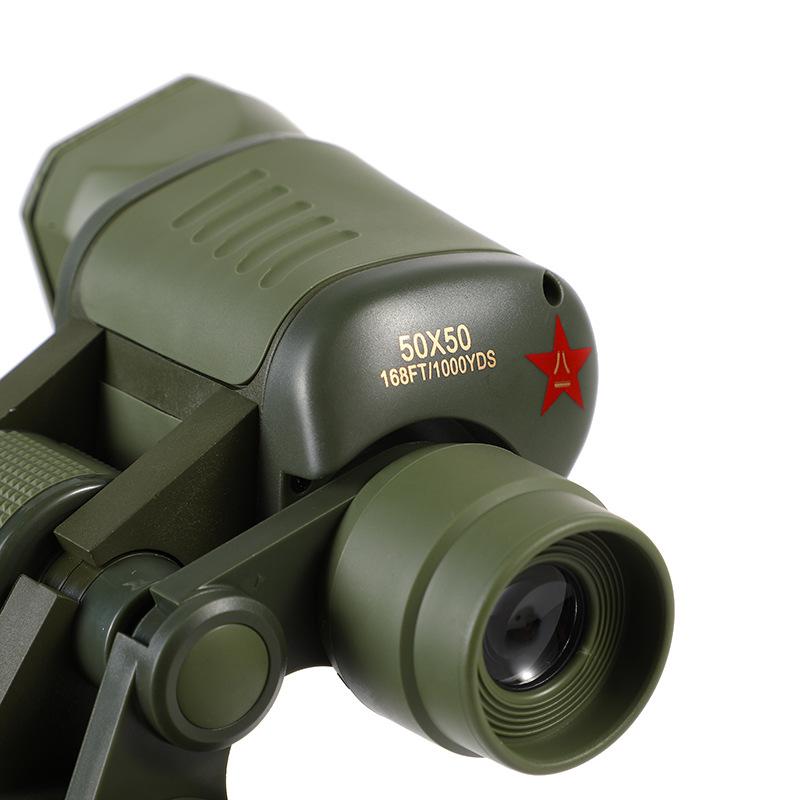 Портативный бинокль 50x50, армейский военный телескоп, разведывательные координаты ночного видения