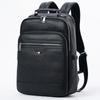 Genuine Leather Men's Backpack Top Layer Cowhide Fashion Casual Solid Color Computer Bag Usb Convenient Backpack
