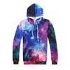 Men Universe 3D Print Hooded Galaxy Hoodie Tops Pants Sets Sport Suit Tracksuit
