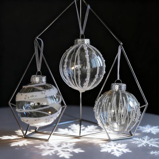 Рождественский шар-украшение Искусственный жемчуг Украшение для елки Праздничные подвесные шары с веревкой Домашний декор для магазина