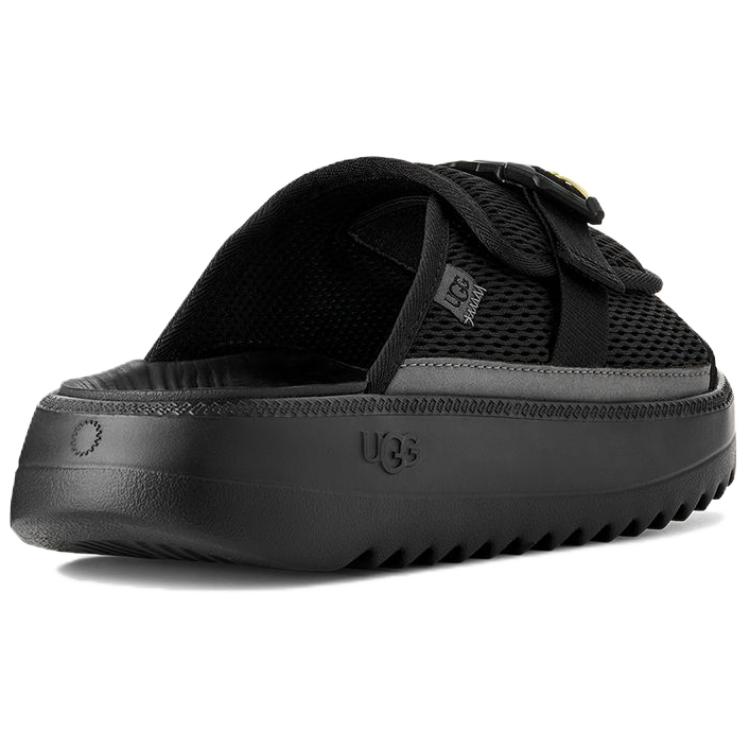 UGG Maxxer Slide 2.0 Простые Удобные Шлепанцы Мужские Сандалии Черные 1167871-BLK