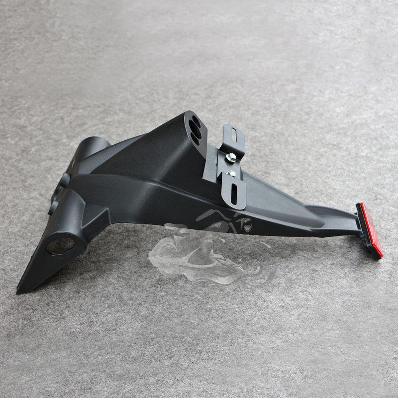 Fit For Kawasaki 2007 - 2012 Z750 Rear Motorcycle License Number Plate Light Frame Holder Bracket Z 750 2008 2009 2010 2011