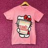 Sanrio Hello Kitty x Nissin Лапша быстрого приготовления Розовая футболка