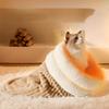 Soft Cat Sleeping Bag Semi-closed Tunnel Cat Nest Creative Warm Cat Nest  for Puppy Cats Rabbits