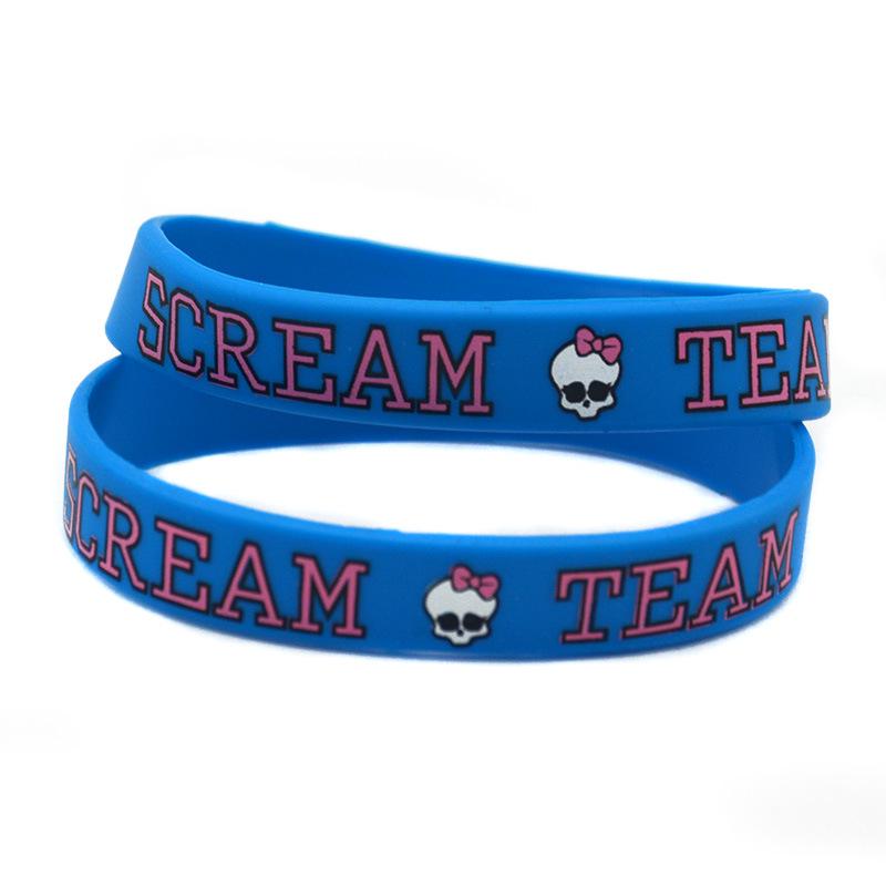 Аниме Браслет силиконовый спортивный Монстер Хай