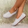 Fashion New Plus Size Women Shoes Autumn 2025 Solid Color Fashion Women Shoes Flat Bottomed Loafers Comfortable Non Slip Casual Loafers