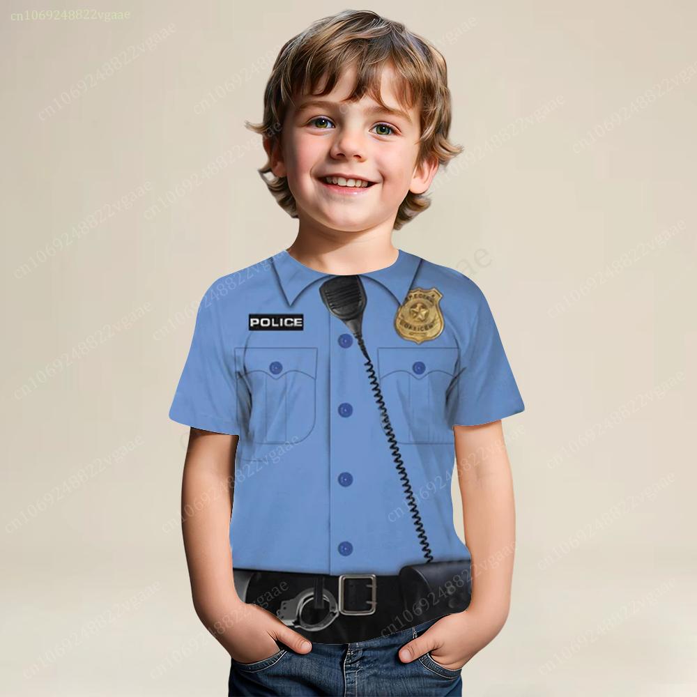 Летняя футболка с изображением капитана, детская футболка с изображением капитана для мальчиков, мужская футболка с коротким рукавом, забавная футболка, одежда для девочек, костюм для косплея, униформа для вечеринки