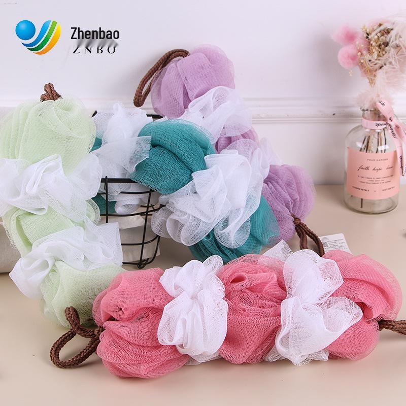 Zhen Bao Long Bath Loofah: Adult Shower Scrubber & Hanging Soft Bath Flower