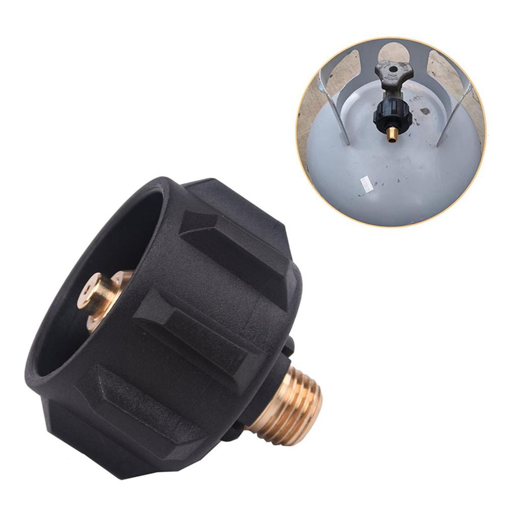 Easy To Use Adapter Convert QCC1 Tanks Propane Gas Pipe Regulator Brass and Plastic Material for Different Cooking Needs