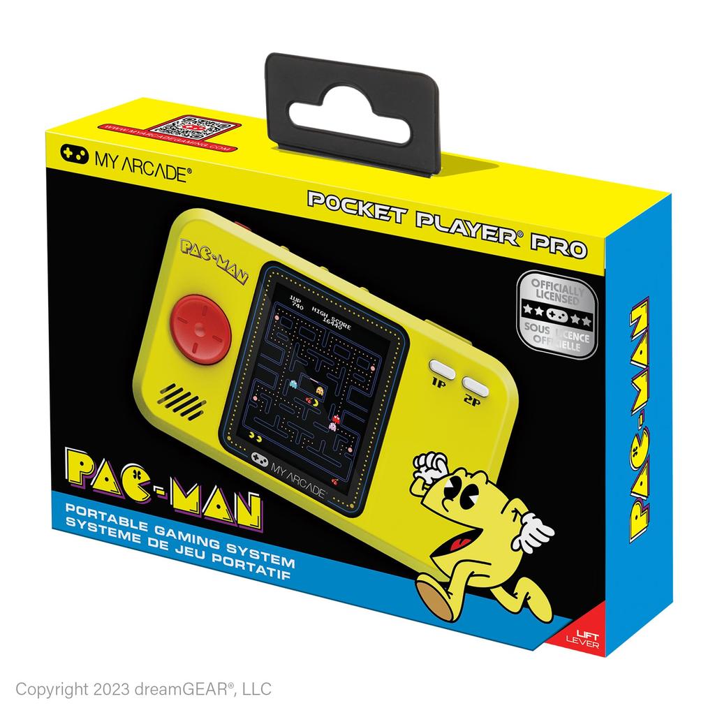 My Arcade Pocket Player Portable Video Color Kids Game Pac-Man Pro Game, 2.75-inch Display, Toy, Pac-Man