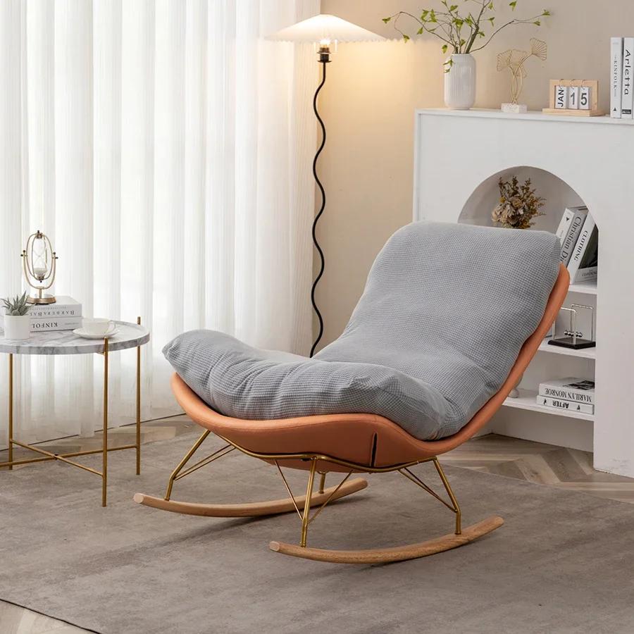 Elastic Closure Papasan Rocking Chair Seat Cushion Cover Soft Slipcover Only, Removable and Washable Chair Cushion Covers