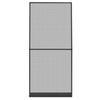 Mosquito Net - vidaXL - 100x215 Cm - Anthracite - Aluminium - Adjustable