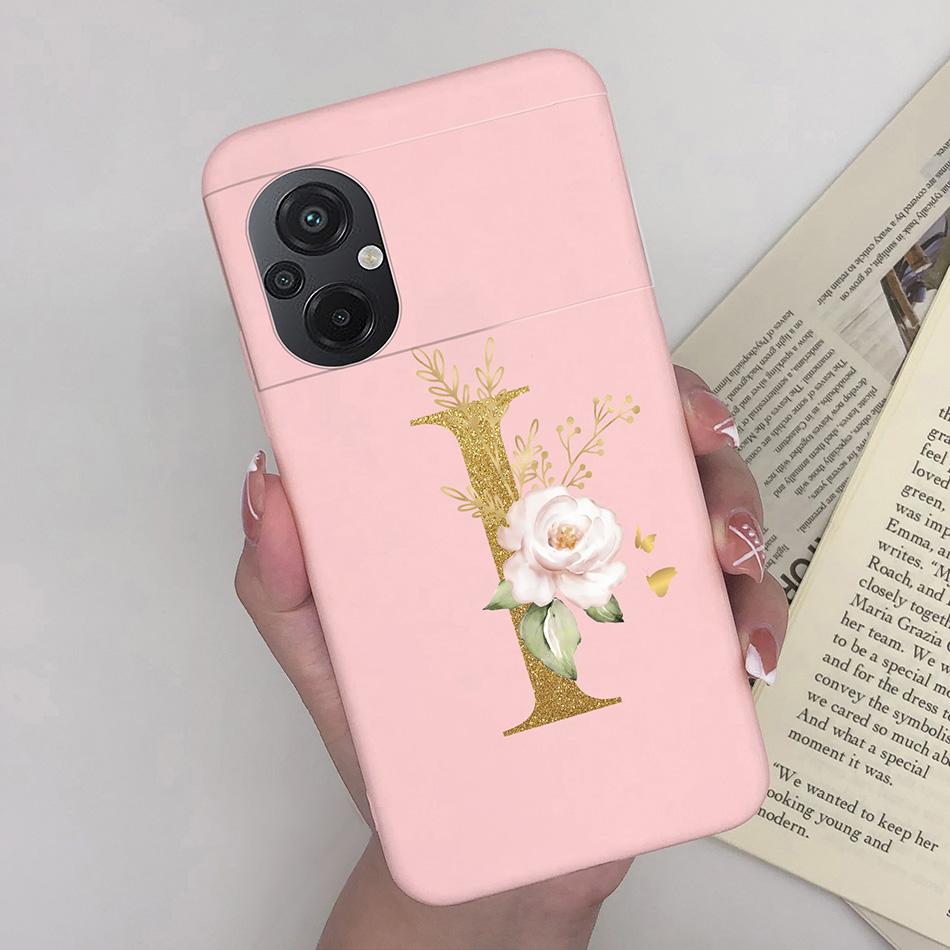 Для Xiaomi POCO M5 Чехол Роскошный Модный Силиконовый Мягкий ТПУ Задняя Панель Защитная Оболочка Телефона Для Xioami POCO M5 4G Милый Чехол с Буквами Сумки