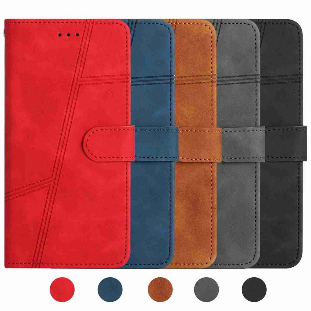 Для Motorola Moto E13 E20 G05 G54 Edge 40... Мечтательный ретро кошелек чехол для телефона, ПУ кожа со слотами для карт и подставкой, Многоцветный противоударный чехол (5 цветов)
