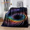 Universe Space Stars Black Hole Galaxy Earth Milky Way Soft Blanket,Soft Throw Blanket for Home Bedroom Bed Sofa Cover kid Gift