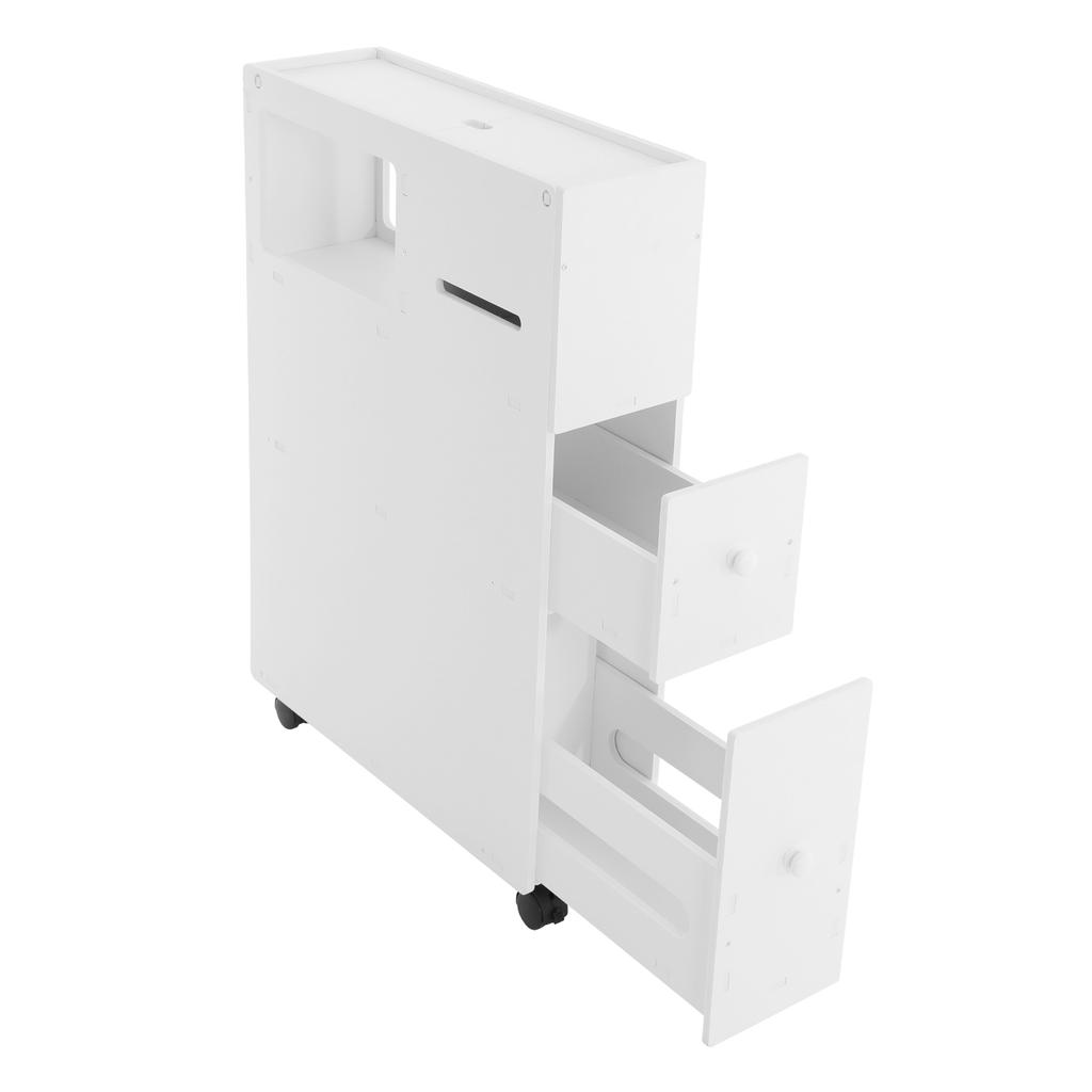 52x16.2x75cm Large Capacity Rectangular Storage Cabinet  Suitable for Bathroom, Toilet, Bedroom, Laundry Room