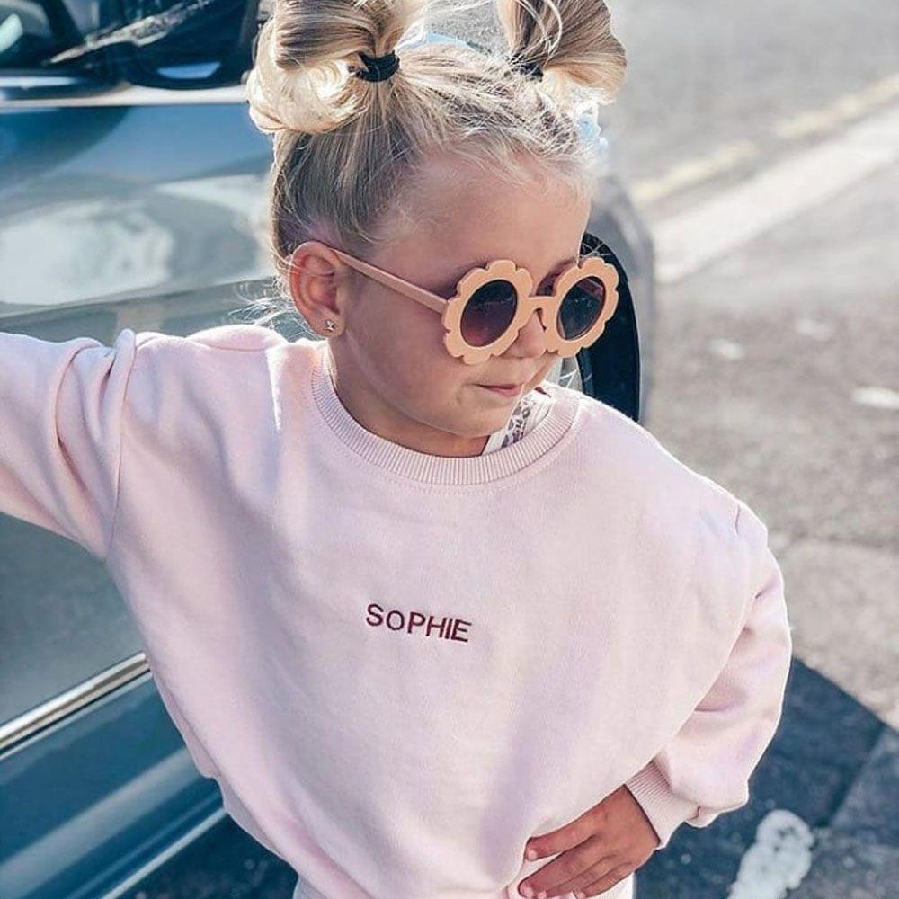 1pc Cute Fashion Trend Streetwear Eyewear Sun Glasses Vintage Flower Shape Children Sunglasses