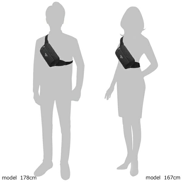 Prada Нагрудная сумка Черный 2VL977 2DMG V WOO F0002 NERO Мужская [Товар]