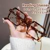 New Sqaure Frame Reading Glasses Personalized Multicolor Elderly Eyewear High-Definition Anti Blue Light Presbyopia Eyewear