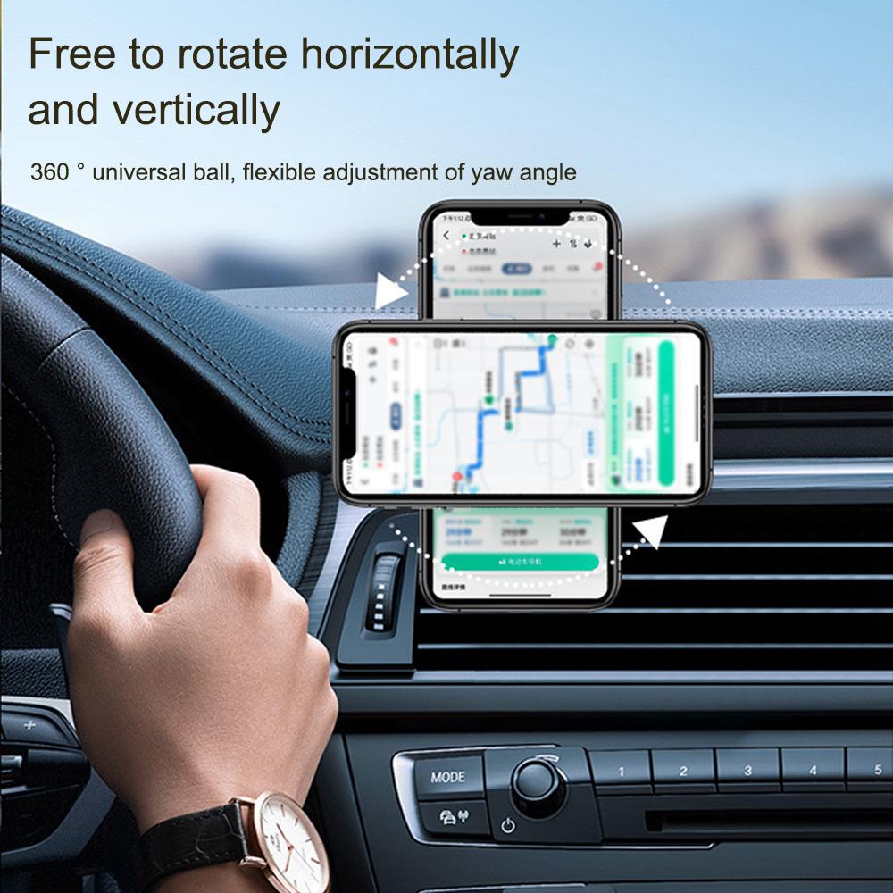 1 PC Magnetic Suction Car Phone Holder Car Mounted Rotatable Bracket Magnetic Suction Type Backstick Bracket