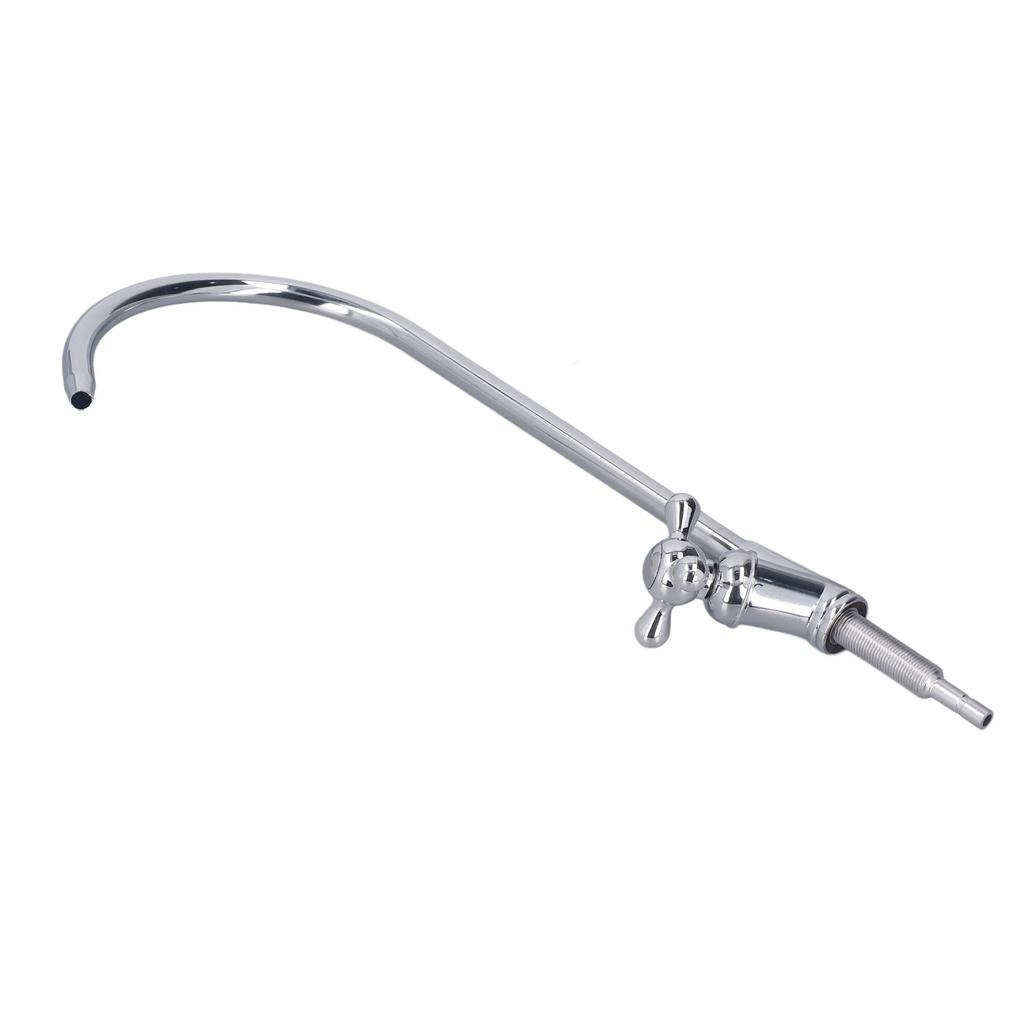 Кран для очистки воды Керамический латунный клапан 14 дюймов Быстрое соединение Холодный Одно отверстие Питьевая вода