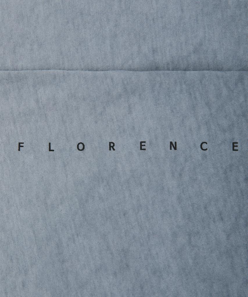 PANICALE Синяя хлопковая футболка Florence с окрашиванием в готовом виде