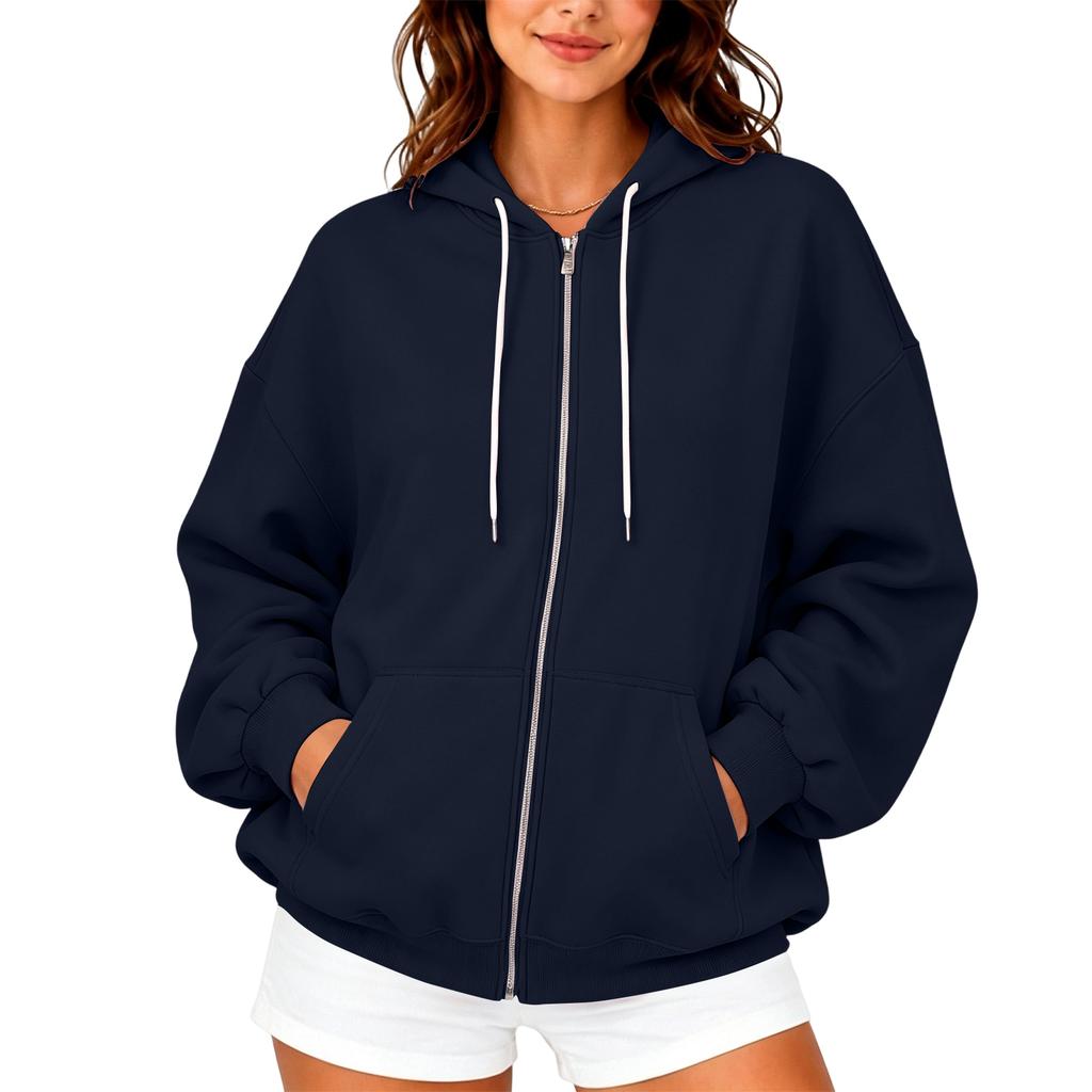Женский уютный повседневный кардиган на осень - flattering relaxed fit, вязаный топ с длинным рукавом для повседневной носки