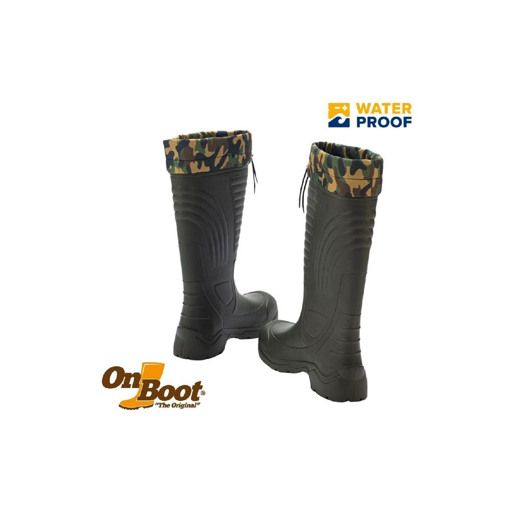 Onboot Eva Thermal Легкие водонепроницаемые охотничьи рабочие ботинки с длинной завязкой, дождевые садовые сапоги 2005 г.