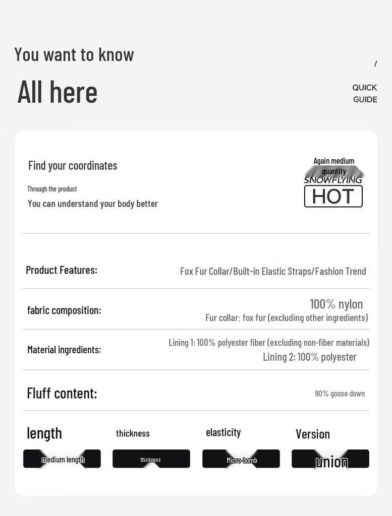 SNOWFLYING Женская парка средней длины с воротником из искусственного меха и гусиным пухом